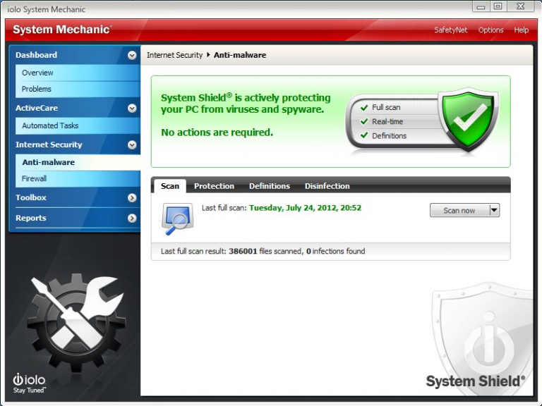 driver update in system mechanic pro 15